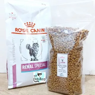 Royal Canin Vet Renal Cat Special Khusus Untuk Masalah Ginjal Pada Kucing Repack 800gr s/d 1Kg