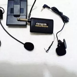 ? Mic jepit wireless clip on / microphone wireless ceramah pidato / mic microfon jepit dibaju aiwa ?