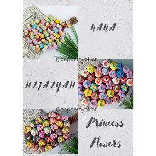 Coklat Karakter Homemade | Nana | Hijaiyah | Princess Flowers