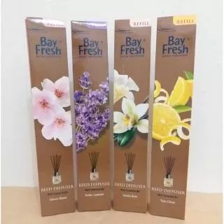 Pengharum Ruangan BayFresh Reed Diffuser Refill 30ml with Essential Oil