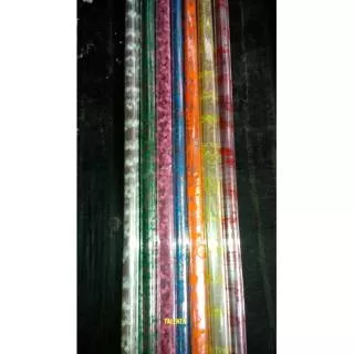 Plastik Parcel Motif - Plastik Kaca Motif - Plastik Souvenir Lembaran 75x90cm (10 pcs)