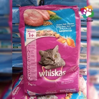 Whiskas Tuna 7kg / Whiskas Ocean Fish 7kg /Cat Food / Makanan Kucing Kering