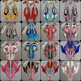 (BISA COD) Striping Sticker Standar Motor Honda Beat Karbu/Beat CW Th. 2008-2009-2010-2011