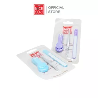 NICESO Official Nail Tools Set / Menicure Pedicure / Alat Gunting Kuku 15428-7