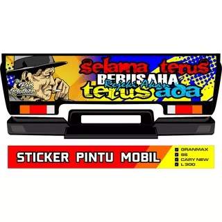 Sticker Pintu Belakang Mobil Pickup L300 / carry SS / Futura / Grandmax / New Carry Kode C011