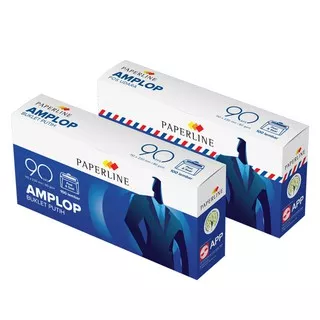 AMPLOP PUTIH SURAT/UANG PAPERLINE ENVELOPE POLOS AIRMAIL 104 90 110 DENGAN PEREKAT PAK