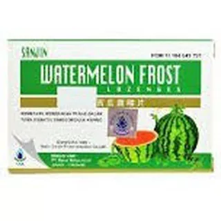 Watermelon Frost Lozenges Obat Sariawan dan Radang Tenggorokan - 12 Tablet / Lozenges