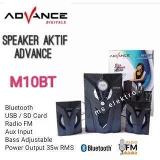 Speaker Aktif Advance M10BT Bluetooth USB Memory Card