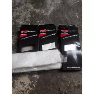 R9 Glaswool Gasbul racing original peredam knalpot racing serat putih