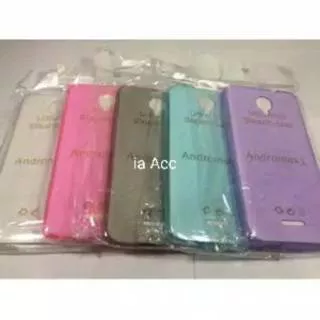 SmartFren Andromax L Soft Case/ Anti Gores/ Temple Glass