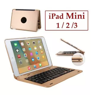 Ipad Mini 1 2 3 Keyboard Bluetooth Case Cover Casing Hardcase Wireless