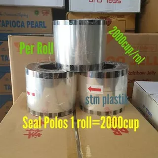 (((SIAP COD))) Plastik Lid Seal Cup Sealer Polos/Seal Pop Es Polos +/- 3000cup LIMITED EDITION Kode