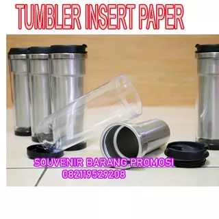 TUMBLER INSERT PAPER STAINLESS PORTO / mug stainless370000