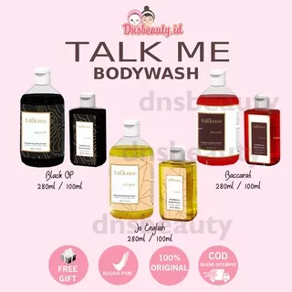 [FREE GIFT] BODYWASH TALKME 100ML SABUN MANDI TALK ME / BRIGHTENING BODY SHOWER PARFUME TALKME