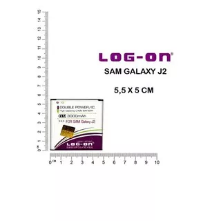 LOG ON Batre Samsung Galaxy J2 2015 J200 Double Power Dobel IC Original Batre Batrai