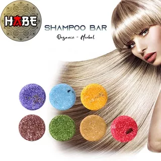 Shampoo Bar Herbal Hair Organic Handmade Shampo Mint Rose Lavender
