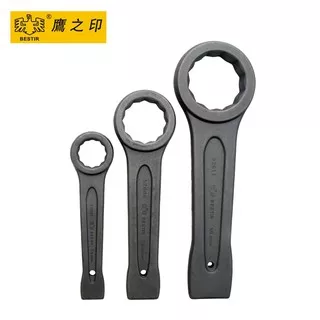 KUNCI KETOK/KUNCI PUKUL/Kunci Ring Impact /Slogging Wrench 24mm-85mm ( BESTIR 52602 )