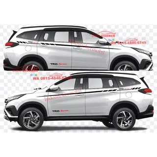 Stiker sticker mobil toyota rush list body mobil toyota rush stiker trd sportivo toyota rush daihats