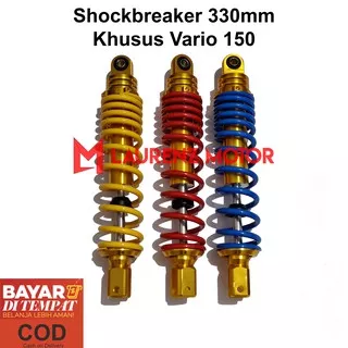 Shockbreaker Motor Honda Vario 33 cm - Hitam Merah Putih kuning Shock Breaker Shock Absorber