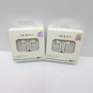 Handsfree Headset Earphone Oppo F9 Plus Packing