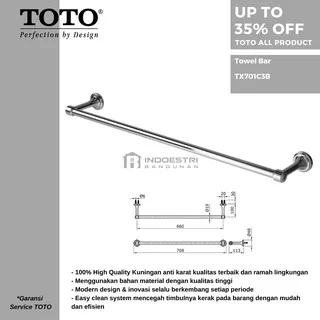 Towel Bar TOTO TX 701 C3B / Rak Handuk TOTO TX 701 C3B