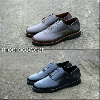 Wolf malinois original leather sepatu casual formal gaya vintage pria bahan kulit asli