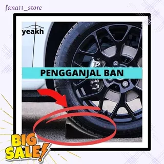 Karet Ganjalan Parkir Ban Ganjal Mobil Rubber Wheel Parking Chock GANJAL BAN MOBIL/STOPER BAN STOPPER MOBIL M7O3