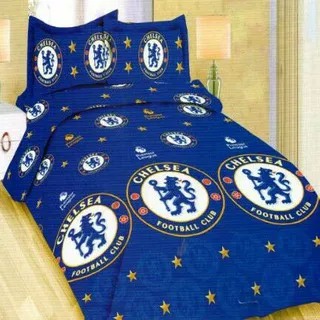 Bonita Sprei Set Motif Blue Chelsea 120x200 Cm