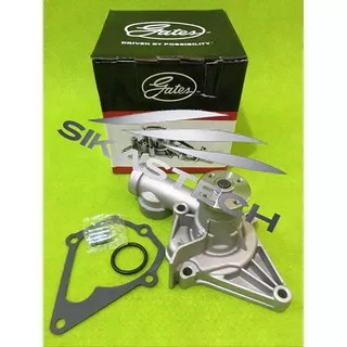 WATER PUMP / POMPA AIR PENDINGIN MITSUBISHI 4G15 LANCER DANGAN SOHC CB2 EVO-3 1.5 1989-1996 GATES