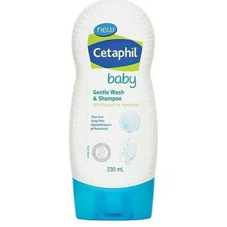 Cetaphil Baby Gentle Wash & Shampoo withGlycerin & Panthenol, 230 ML KECIL