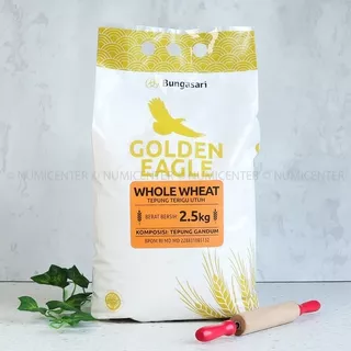 2.5KG Golden Eagle Whole Wheat Flour Tepung Terigu Gandum Utuh - Bungasari