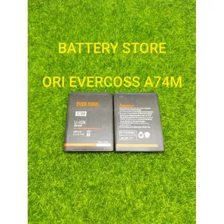 Baterai Battery Batre EVERCOSS A74M DOUBLE POWER