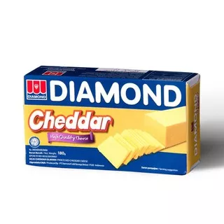 Diamond Cheddar Cheese Keju Cheddar 180gr