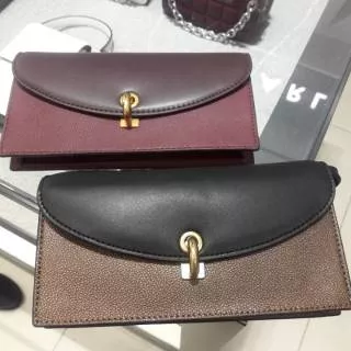 clutch charles n keith original store mall prune n bronze