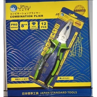 Tang Kombinasi Potong Merk JOZU Gagang Karet Blister 7 dan 8 Combination Plier Premium Pro Series