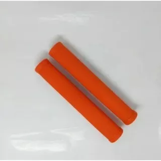 Hand grip sepeda oranye -Hand grip sepeda fixie panjang oren