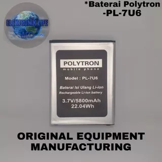 Baterai Polytron PL-7U6 atau PL7U6 Batre Polytron L501 Polytron Rocket 4G Lite