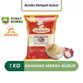Bawang Merah Bubuk Asli 1Kg Yutakachi / Red Onion Powder / Onion Powder / Bumbu Rempah Bubuk Murni Premium / Bumbu Masak / Pusat Bumbu