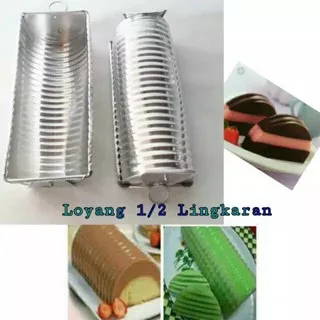 Loyang setengah lingkaran/loyang bolu puding semangka ringgik U