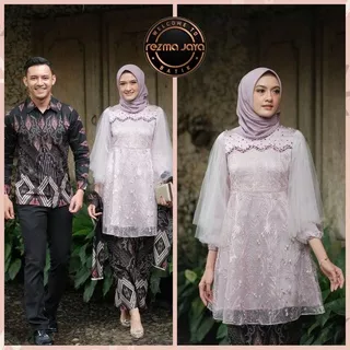 Kebaya Luna Series Rose Gold KEBAYA MODERN ORIGINAL COUPLE BAJU BATIK ATASAN WANITA BRUKAT WISUDA MURAH LAMARAN WID BATIK