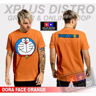 KAOS DISTRO ANIME/KARTUN DORA FACE ORANGE/KAOS DORAEMON/KAOS MURAH/KAOS KARTUN/KAOS PRIA WANITA/KAOS UNISEX/KAOS DEWASA/KAOS LENGAN PENDEK/COD