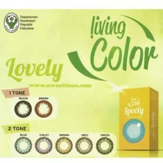 Softlens Living Color LOVELY 2 Tone Atau 1 Tone / Softlen Living Colour