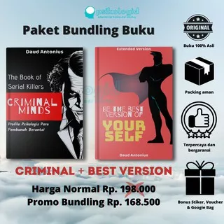 Paket Bundling Buku Psikologi (Criminal Minds & Be The Best Version of Yourself)