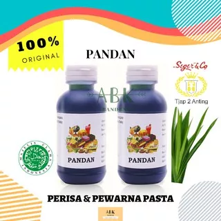 PERISA PANDAN & PEWARNA PASTA 60ML CAP 2 ANTING | PANDAN ESSENCE 60ML