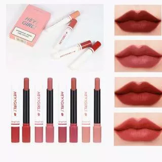 Lipstik matte bungkus rokok / Lipstik korea / Hey girl / TERMURAH