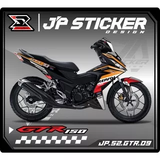 GTR STICKER STRIPING GTR 150 - STIKER MOTOR HONDA SUPRA GTR 150 LIST VARIASI HOLOGRAM (JP.S2) 09