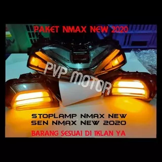 Paket Lampu Stoplamp Led Motor Yamaha Nmax New 2020 Stop Lamp Led Belakang model jpa+sein nmax new