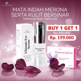 [BUY 1 GET 1] Flamora Skincare Eye Serum Penghilang Mata Panda Menghilangkan Mata Panda Mata Panda Serum Mata Panda Kantung Mata Serum Kantung Mata Lipatan Mata Serum Mata Obat Mata Panda Eye Serum Eye Treatment Serum Kantung Mata