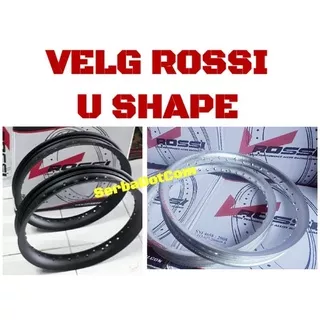 VELG ROSSI Rossy U SHAPE 140 160 RING 17 R17 R 17  BLACK SILVER ORIGINAL R17 R 17 RING17                                not wm series tdr expedition tk excel scarlet xd vr wm tdr w er u shape series tk takasago excel excell asia mx mw mt wx series