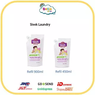 Sleek Laundry Detergent Refil 450 ML 900ML SLEEK BABY LAUNDRY  - BELLA SHOP